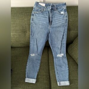 GAP Light Blue Distressed Skinny Jeans